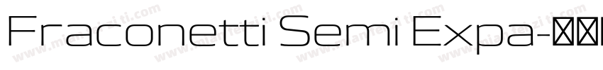 Fraconetti Semi Expa字体转换